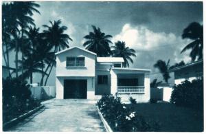 Barbados St. James Lower Carlton La Rosita on the Sea Hotel 1950s Postcard