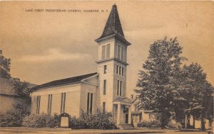 J16/ Hamburg New York Postcard c1920s Lake Street Presbyterian Church 128