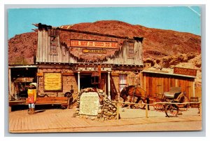 Vintage 1963 Postcard Calico Ghost Town Western Cowboy Saloon Yermo California