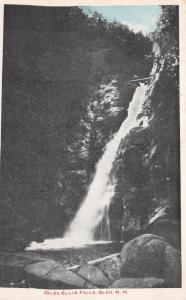 Glen New Hamshire~Glen Ellis Falls~1920s Blue Sky Postcard