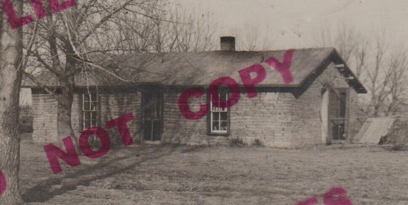 Scottsbluff NEBRASKA RPPC c1910 SOD HOUSE Soddy Farm Ranch SOD BARN! NE