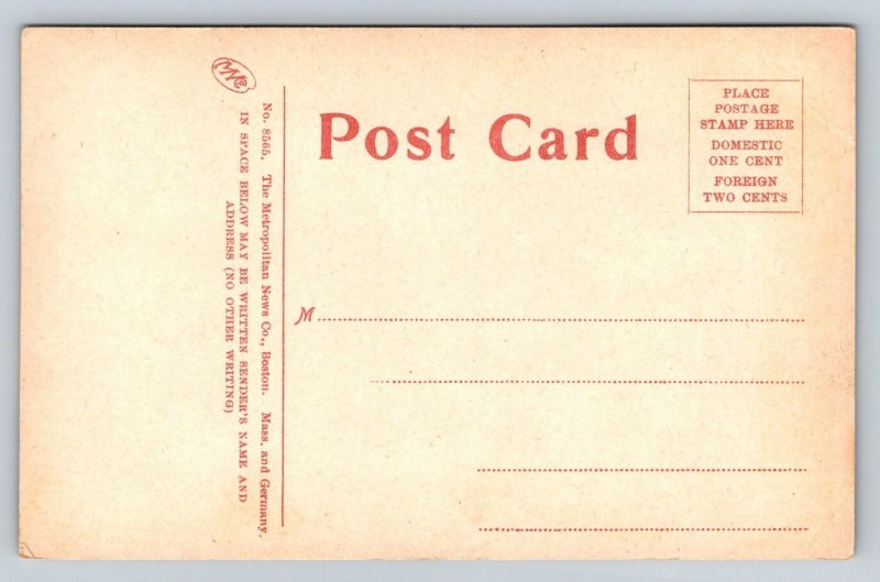 Yachting on Lake Champlain  Burlington  Vermont  Postcard