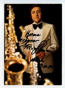 487606 Autograph Czech clarinetist conductor composer saxophonist Felix Slovacek