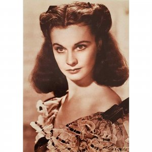 Vivian Leigh Gone with the Wind Movie Actress Postcard