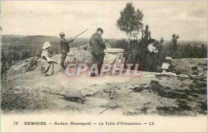 'Old Postcard Nemours Rocks Beauregard La Table d''Orientation'