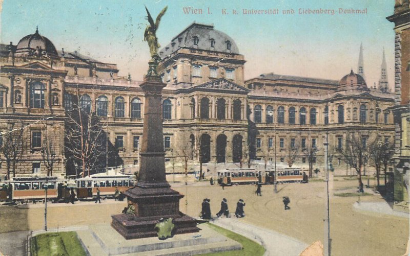 Austria Vienna University tramway 1915