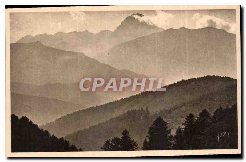 Postcard Old La Douce France Les Pyrenees Bagneres Bigore Surroundings Col d'...