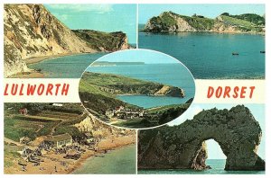 Lulworth Dorset Sights of the area England Postcard