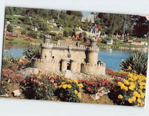 Postcard Manzanares El Real Castle, Tivoli Miniature World, Canada