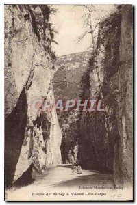 Postcard Old Road Yenne Belley Gorges