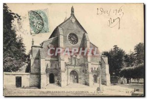 Old Postcard Villeneuve Saint Georges Church