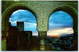 M-78388 Sunset from Hall of Ambassadors Alhambra Granada Spain