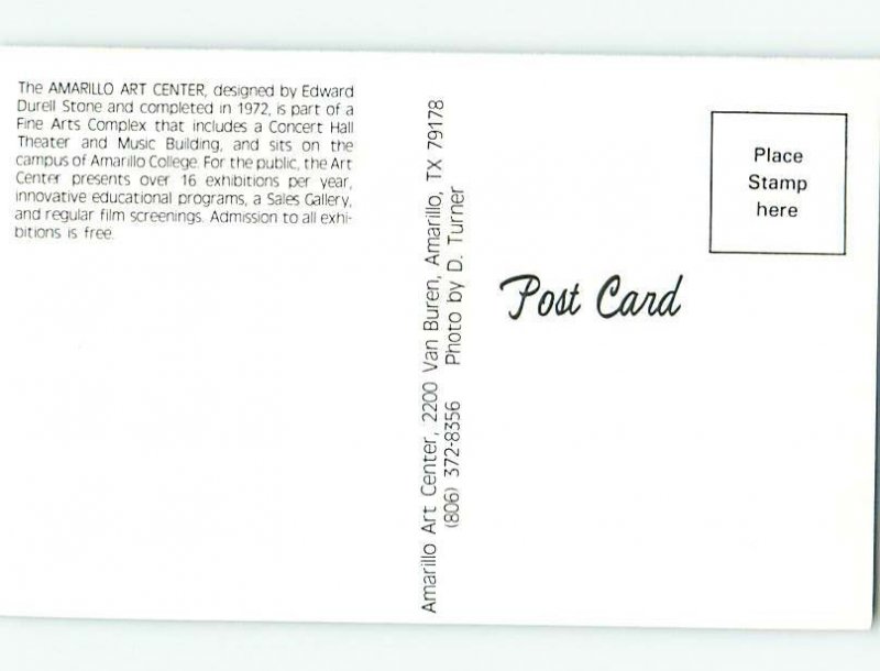 Chrome MUSEUM SCENE Amarillo Texas TX AG0498