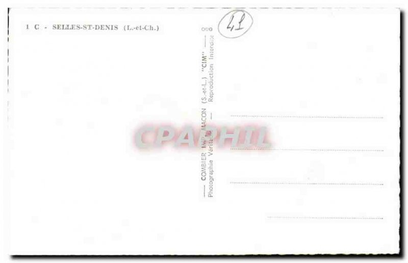 Postcard Old Selles St Denis