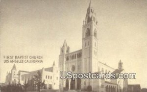 First Baptist Church - Los Angeles, California CA  