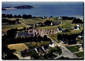 Postcard Modern Brittany Colored Saint Jacut De La Mer The & # 39Eglise and L...