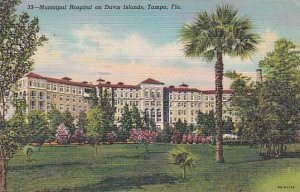 Florida Tampa Municipal Hospital On Davis Islands 1948