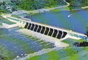 Canada Dam On Chaudiere River St Georges Beauce Quebec