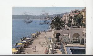 BF20646 menton la piscine du casino et la promenade  france   front/back image