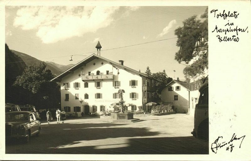 austria, MAYRHOFEN, Tirol, Hotel Kramerwirt (1965) RPPC Postcard