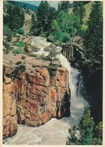 Shell Creek Falls - WaterFall - Big Horn National Park WY, Wyoming