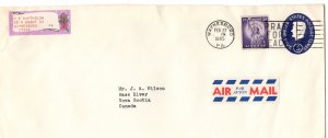 US Postal Stationery, 8 Cent Envelope, Airmail, Used 1986
