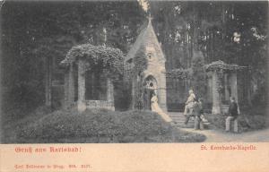 B9624 Czech Republic Karlsbad St Leonhards Kapelle 1900