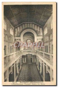 Old Postcard Bourbon L'Archambault The Etablissement Thermal baths Gallery