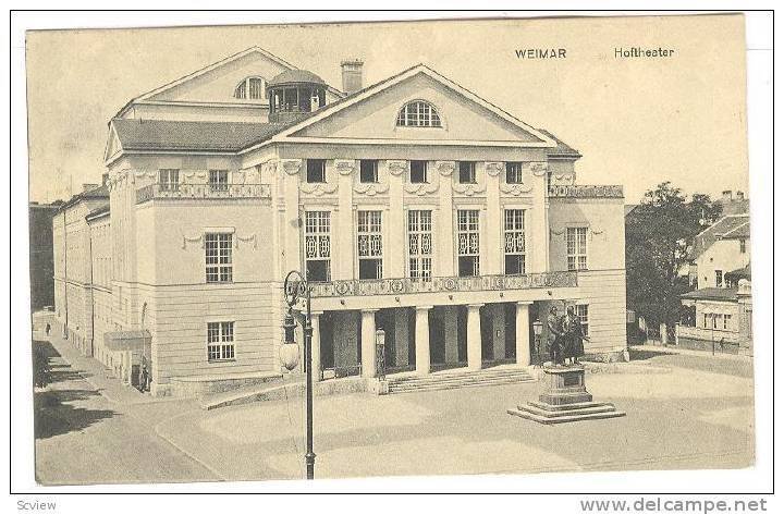 Hoftheater, Weimar (Thuringia), Germany, 1900-1910s