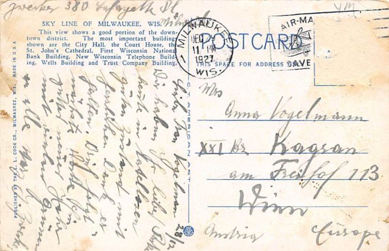 Skyline - Milwaukee, Wisconsin WI