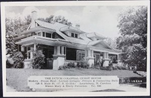 Dutch Colonial Guest House Laurinburg North Carolina