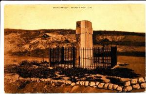 MONTEREY CA - Monument - 1914