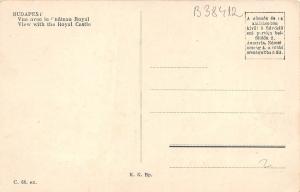 B38412 Budapest View with the Royal Castle   hungary