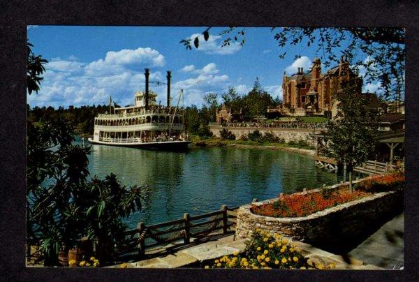 FL Ship Steamer Joe Fowler Disney World Amusement Park Orlando Florida Postcard