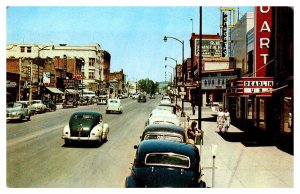 Postcard SHOPS SCENE Mascow Idaho ID AS1536