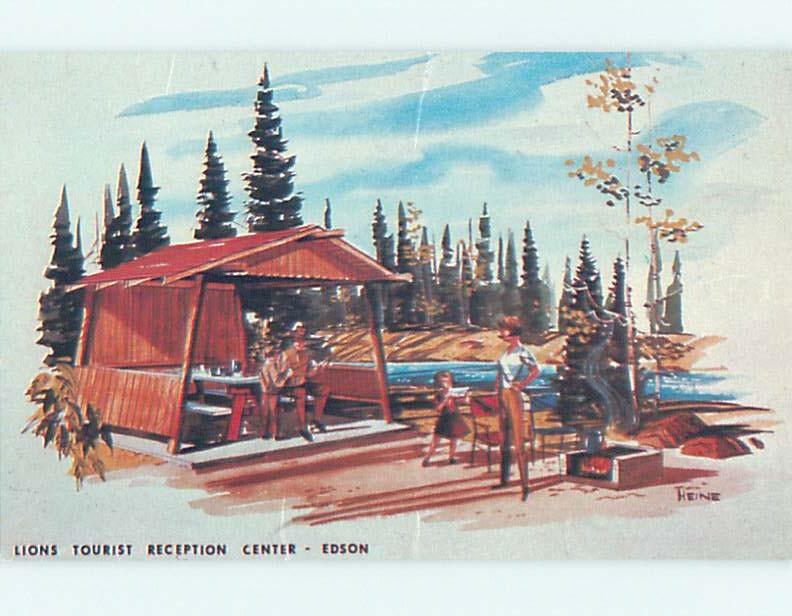 Pre-1980 LIONS TOURIST RECEPTION CENTER Edson Alberta AB hn5116