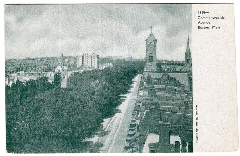 Boston, Mass, Commonwealth Avenue