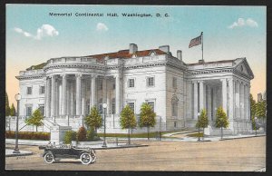 Memorial Continental Hall Washington DC Used c1910s