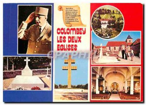 Modern Postcard Colombey les Deux Eglises de Gaulle Haute Marne General