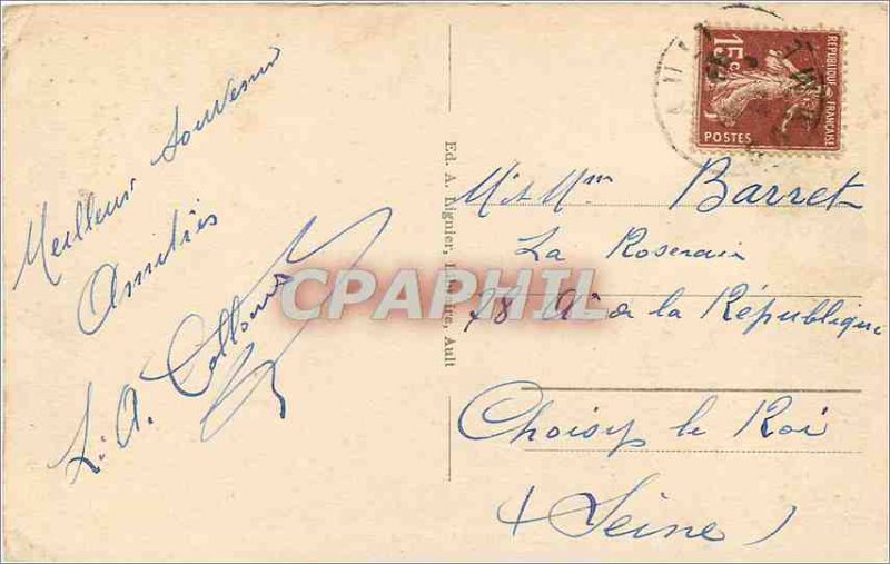 Old Postcard Ault Onival General view