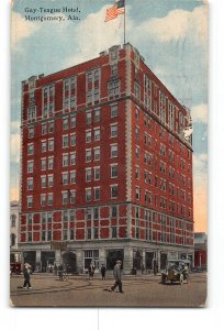Montgomery Alabama AL Postcard 1907-1915 Gay-Teague Hotel
