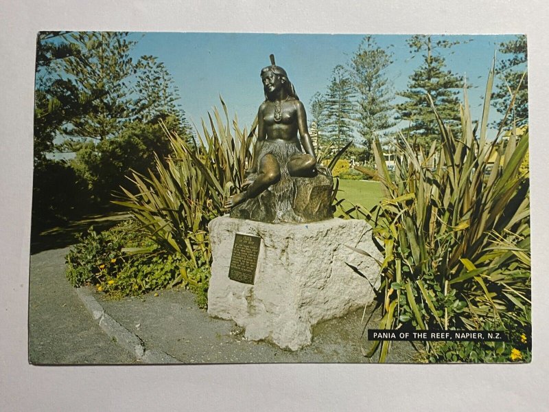 POSTED  PICTURE POSTCARD NEW ZEALAND - PANIA OF THE REEF NAPIER  (KK4158) 