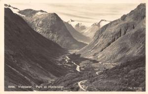 Videseter Norway Scenic Mountain View Real Photo Antique Postcard K18590