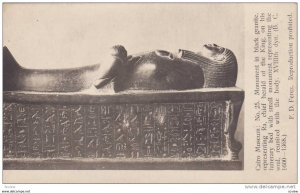 RP: Cairo Museum , Egypt , 00-10s ; Black granite monument of Ra