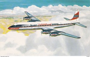 BRANIFF International Airways DC-7C Airplane , 1950s