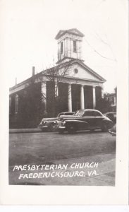Virginia Fredericksburg Presbyterian Church Real Photo