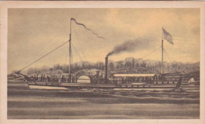 North River Steamboat Clermont Built New York 1807