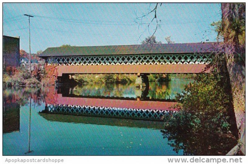This Covered Bridge Over The Ashuelot River At West Swanzey London New Hampshire