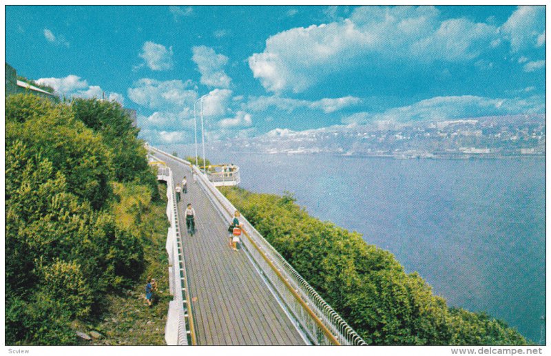 Boardwalk, Promenade Des Gouverneurs, LA CITADELLE, Quebec, Canada, 40-60´s