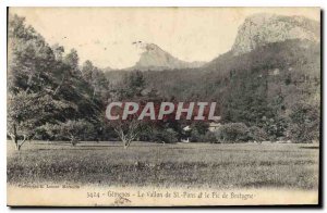 Old Postcard Gemenos Le Vallon de St Pons and the Pic de Bretagne